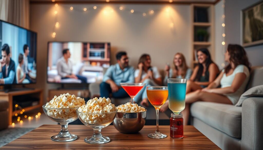 background movies for social gatherings