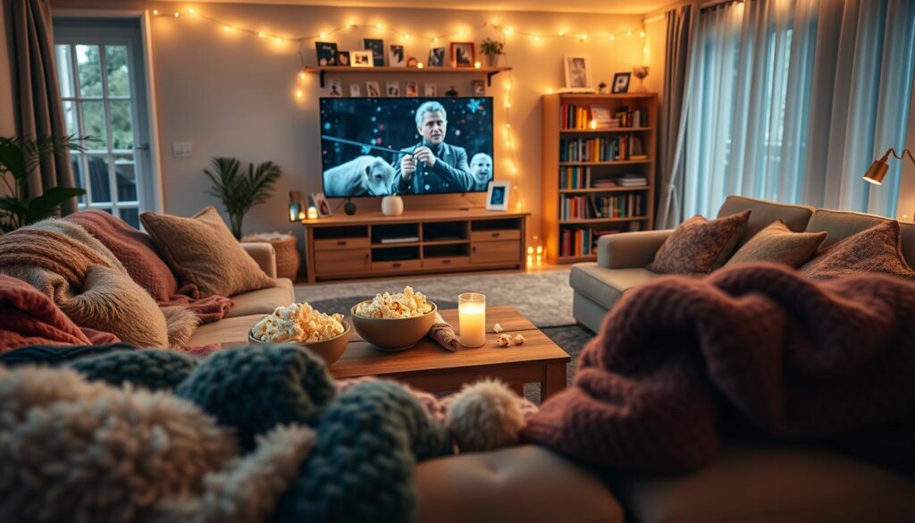 cozy movie night