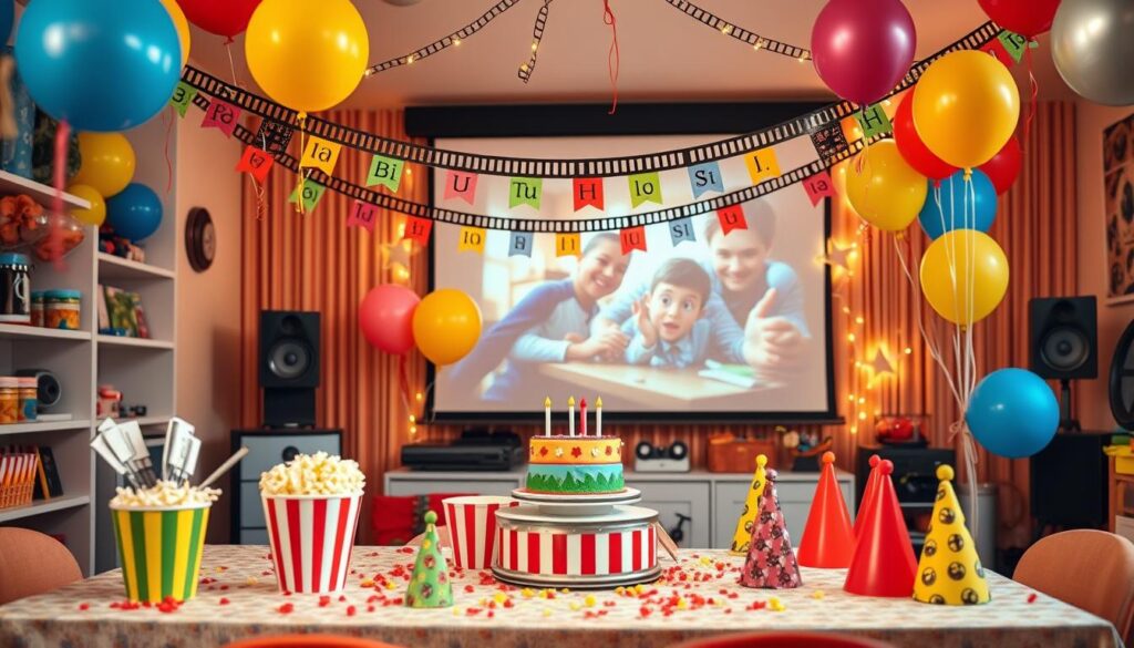 movie party decorations