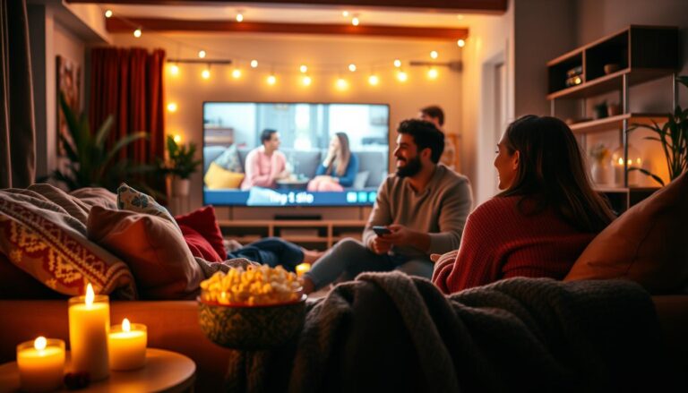 At Home Movie Night Ideas for Adults