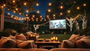 Read more about the article Backyard Movie Night Lighting Ideas