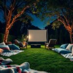 Backyard Movie Night Seating Ideas