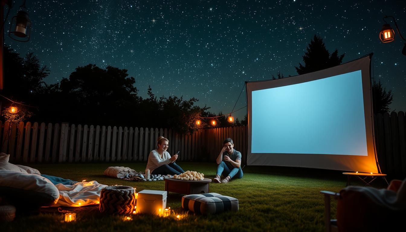You are currently viewing Backyard Movie Night on a Budget