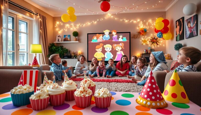 Kids Movie Night Birthday Party Themes