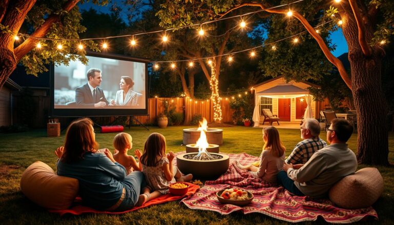 Outdoor Movie Birthday Party Ideas